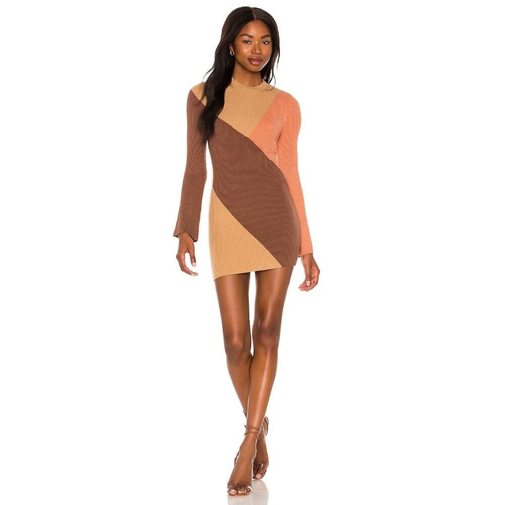 House of Harlow 1960 x‎ REVOLVE Kumbaya Mini Dress Colorblock Size Small